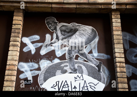 Street art, Barcelona, Spain Stock Photo