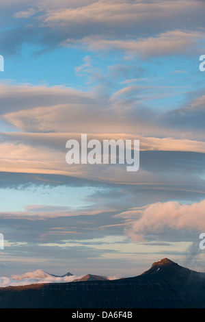 Mountain and nature on a cloudy sky Stock Photo - Alamy