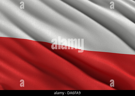 Flag of Poland Stock Photo