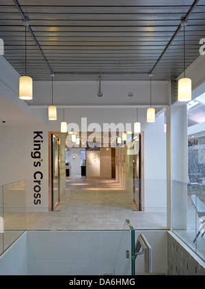 Argent Offices, London, United Kingdom. Architect: Morey Smith, 2013. View of main entrance stair. Stock Photo