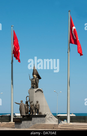 Türkei, Provinz Hatay (Antakya), Iskenderun, Atatürk-Denkmal Stock Photo