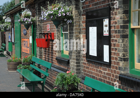 North Norfolk Railway England between Sheringham and Holt Stock Photo