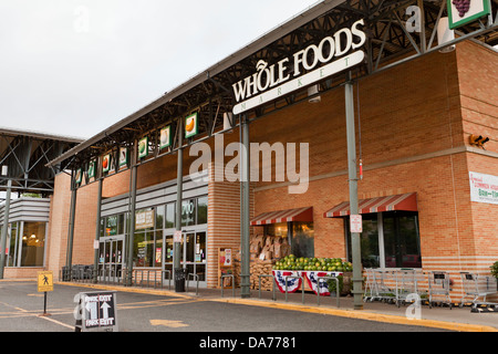 Whole Foods market storefront Stock Photo