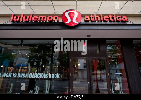 Lululemon Brand Logo On Building Exterior Stock Photo - Alamy