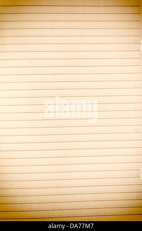 Blank old paper with the graph lines Stock Photo