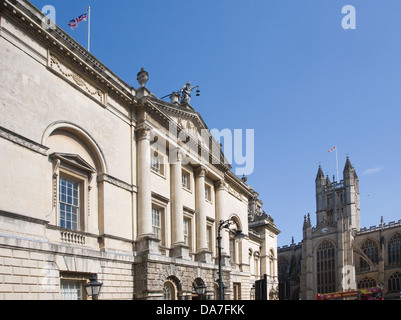 The Guildhall in Bath, Somerset, England built between 1775 and 1778 by Thomas Baldwin Stock Photo