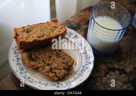 Homemade,  gluten free Zucchini Bread Stock Photo