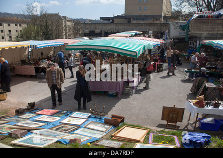 Vintage Antique Market Walcot Street Bath Stock Photo