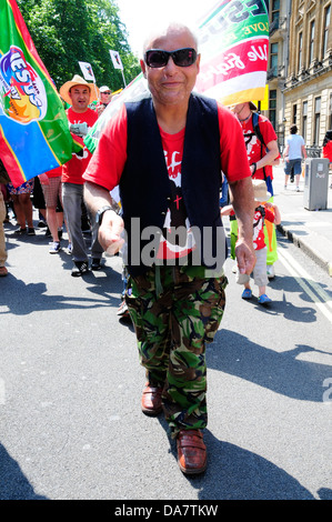 Jesus Army parade in London. Stock Photo