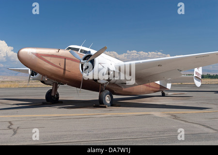 The Hawkins & Powers Lockheed L-18 Lodestar was one of the vintage aircraft that was up for auction in August of 2006. Stock Photo