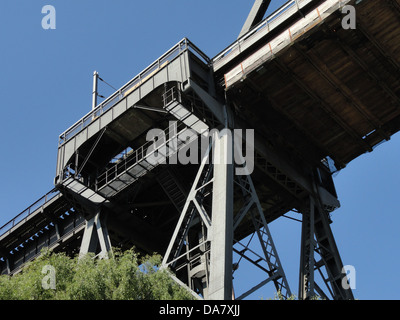 railway bridge in rendsburg Stock Photo - Alamy