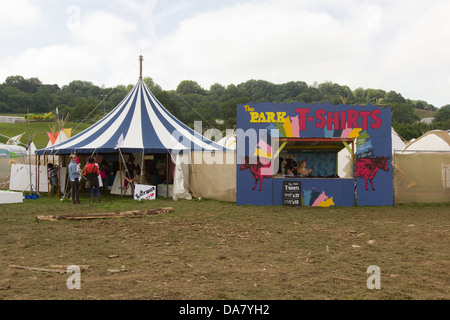 The Park Stage arena at the Glastonbury Festival 2013 Stock Photo