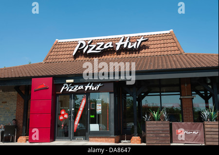 Pizza Hut in Taunton, UK. Stock Photo