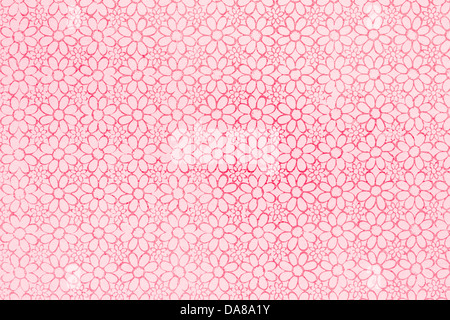 Flower design. Seamless pattern with pink background Stock Photo