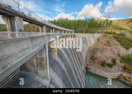 The Mt Bold reservoir  South Australia's biggest water storage. Stock Photo