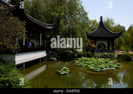 Chinese Garden, The Huntington Library, Art Collection, and Botanical Gardens San Marino, California, United States of America Stock Photo