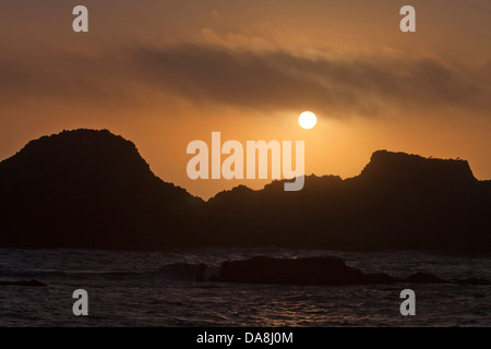 USA, United States, America, Oregon, Coast, Coastline, Beach, ocean, haystack, seastacks, Depoe Bay, cliffs, coastal, landscape, Stock Photo