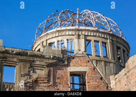 Japan, Kyushu, Hiroshima, Peace Memorial Park, A-Bomb Dome Stock Photo