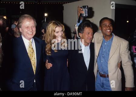 DUSTIN HOFFMAN with Cuba Gooding Jr..Outbreak premiere 1995.k0822lr.(Credit Image: © Lisa Rose/Globe Photos/ZUMAPRESS.com) Stock Photo