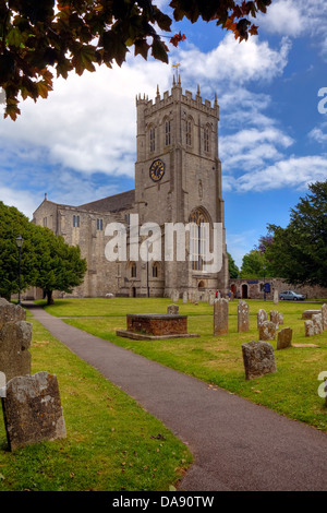 Christchurch Priory, Dorset, United Kingdom Stock Photo