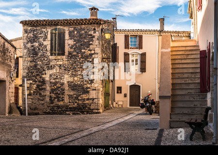 Village of Caux, Hérault, Languedoc-Roussillon, France Stock Photo