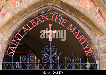 Borough of Camden-St.Alban the martyr church-London Stock Photo