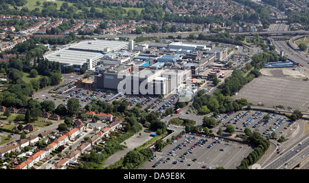 aerial view of Brent Cross Shopping Centre, Barnet, London Stock Photo