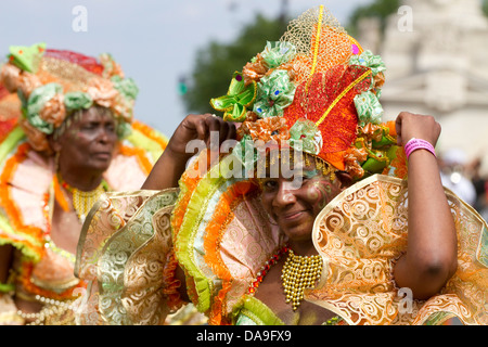 Tropical Summer Carnival in Paris, France Stock Photo