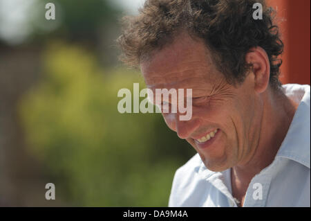 London, UK. 8th July, 2013. Monty Don, television presenter, writer and speaker on horticulture, best known for presenting the BBC television series Gardeners' World, at the RHS Hampton Court Palace Flower Show. Credit:  martyn wheatley/Alamy Live News Stock Photo