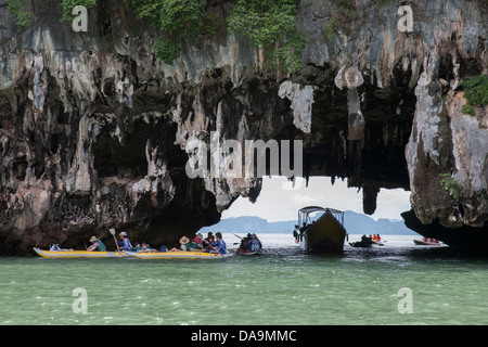 Phang Nga Bay Caves Stock Photo