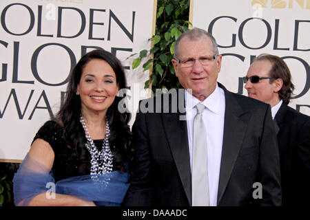 US actor Ed O'Neill and his wife Catherine Rusoff arrives at the 68th Golden Globe Awards presented by the Hollywood Foreign Press Association at Hotel Beverly Hilton in Beverly Hills, Los Angeles, USA, 16 January 2011. Photo: Louis Garcia Stock Photo