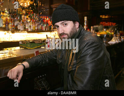 The American singer Daniel Kahn on 18. January 2011 in Berlin, Germany ...