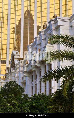 The Galaxy Macau, a complex housing 3 hotels, a casino and a major shopping mall. Stock Photo