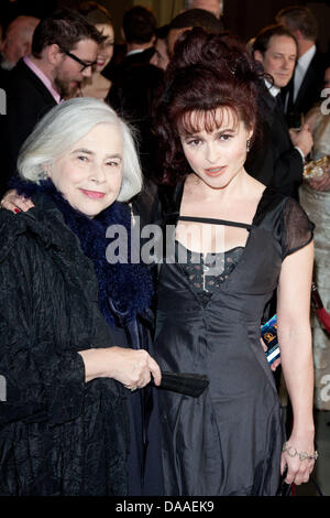 Actress Helena Bonham Carter arrives with her mother at the 63rd Annual DGA Awards presented by the Directors Guild of America at the Grand Ballroom of Hollywood & Highland in Los Angeles, USA, 29 January 2011. Photo: Hubert Boesl Stock Photo