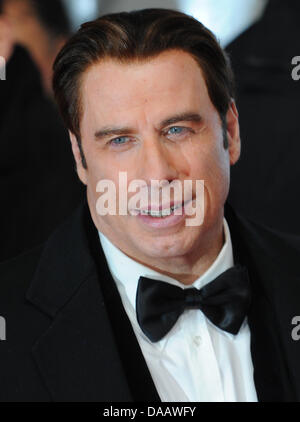 FILE - An archive picture dated 05 February 2011 shows John Travolta during the awarding of the Golden Camera in Berlin, Germany. On 18 September 2011, the Mercedes Benz 280-SL from 1970 was stolen in Santa Monica (California). Photo: Jens Kalaene Stock Photo