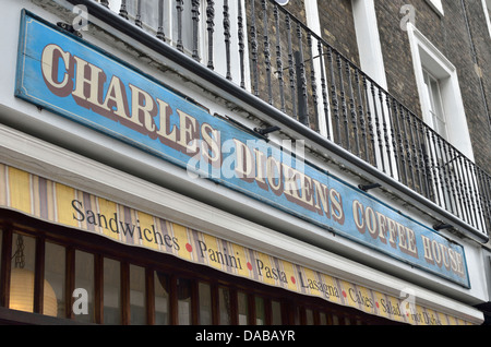 The Charles Dickens Coffee House in Wellington Street, Covent Garden, London, UK. Stock Photo