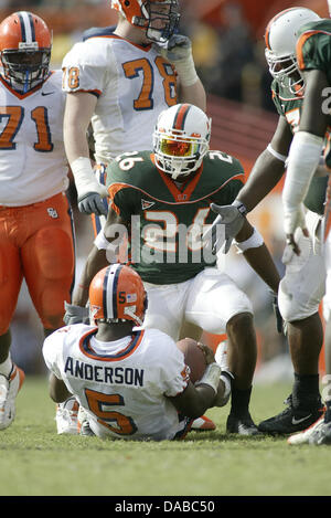 Sean Taylor Of The Miami Hurricanes File Photo Stock Photo - Alamy