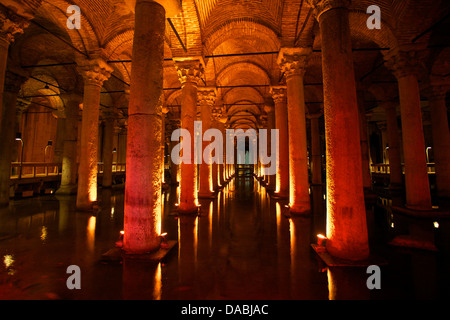 Basilica Cistern, Istanbul, Turkey, Europe Stock Photo