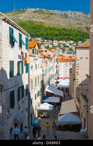 View towards Market Square and the Old Town Hall from the cobbled ...