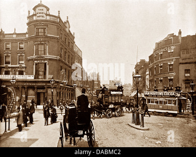 Islington The Angel London Victorian period Stock Photo