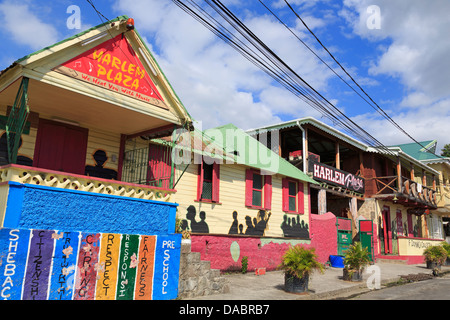 Harlem Plaza, Roseau, Dominica, Windward Islands, West Indies, Caribbean, Central America Stock Photo