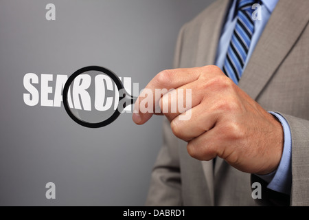 Searching Stock Photo