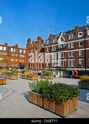 Brown Hart Gardens, a little known public garden on top of an electricity substation, located off Duke Street near Oxford Street Stock Photo