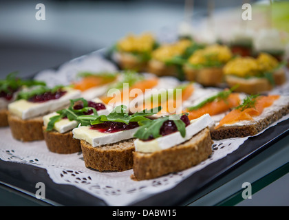 party canapés Stock Photo