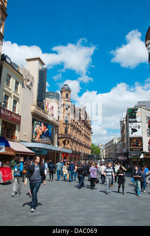 Leicester Square central London England Britain UK Europe Stock Photo