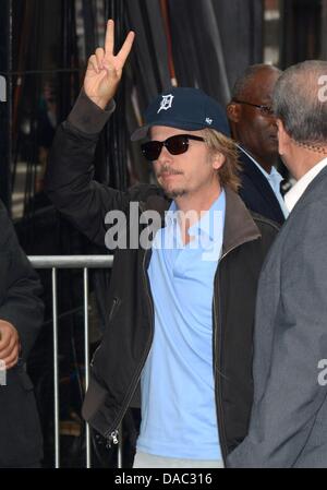 New York, NY. 10th July, 2013. David Spade out and about for CELEBRITY CANDIDS at Good Morning America (GMA) - WED, New York, NY July 10, 2013. © Derek Storm/Everett Collection/Alamy Live News Stock Photo