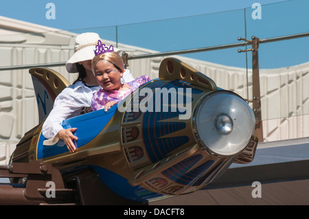 Astro Orbitor ride Tomorrowland Disneyland, Anaheim, California. Stock Photo