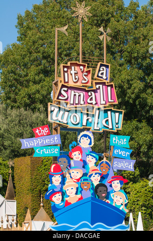 It's a Small Small World Disneyland, Anaheim, California. Stock Photo