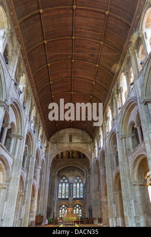 England Hampshire, Romsey abbey, interior Stock Photo