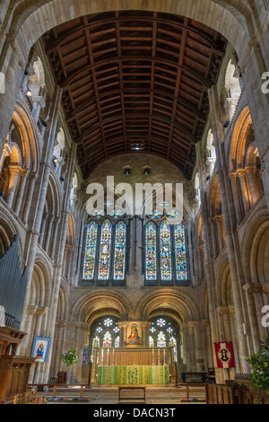 England Hampshire, Romsey abbey, interior Stock Photo